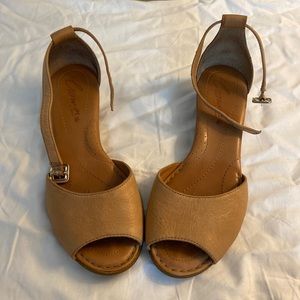 Crown by Born Ankle-Strap Peep Toe Sandals